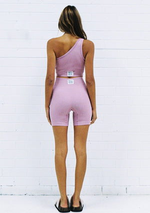 
                  
                    Load image into Gallery viewer, Ribbed Midi Short - Lilac
                  
                